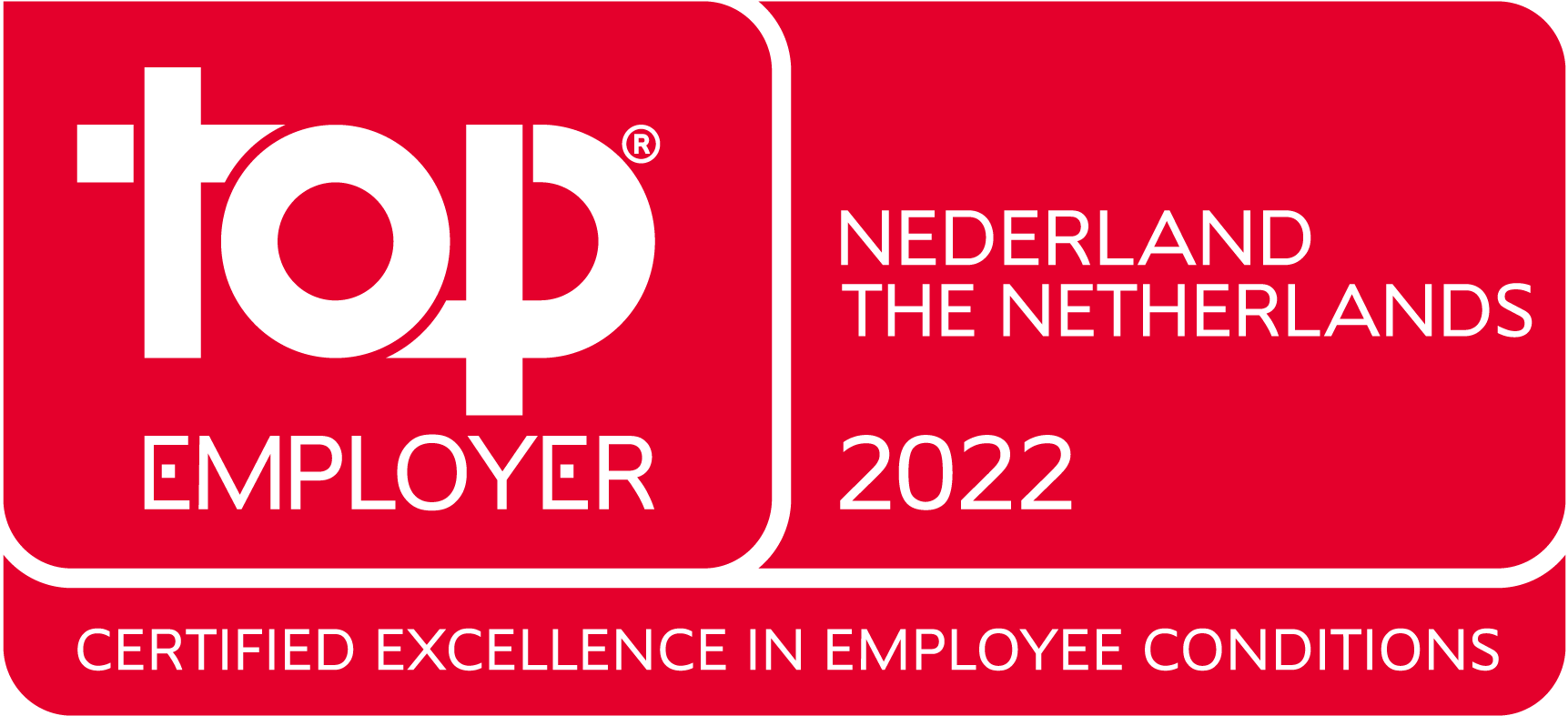 Top Employer 2022 badge